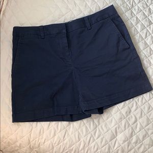 EUC Lands' End navy shorts, not-too-low rise, 10